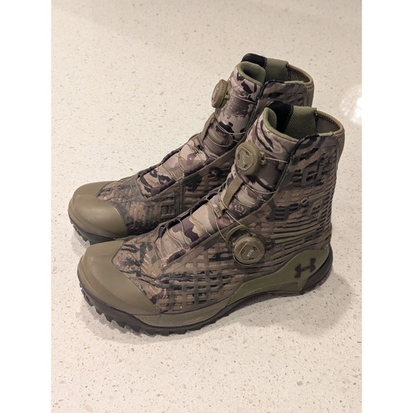 Under Armour UA Barren CH1 Boa Goretex Camo Hunting Boots Men's Size 8 US 41 EU - Picture 3 of 11